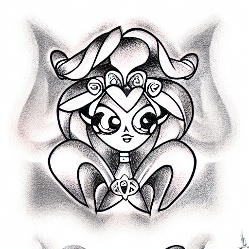 powerpuff girls tattoo design idea