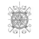 wine fermentation tattoo design idea