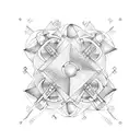 wine fermentation tattoo design idea