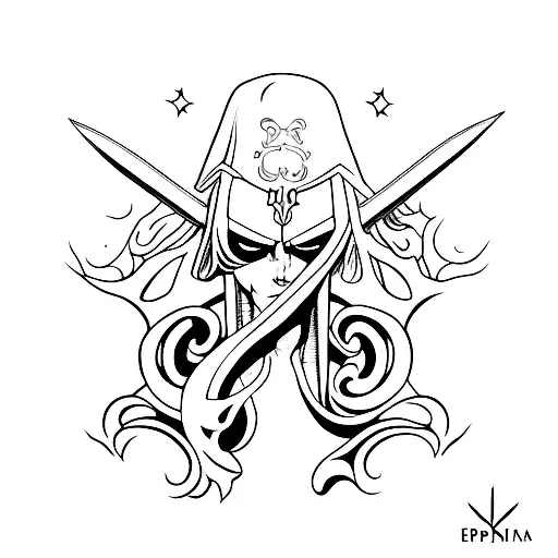 espada tattoo design idea