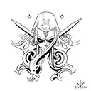 espada tattoo design idea