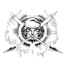 espada tattoo design idea