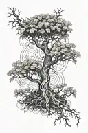 Poison Tree growing tattoo design idea