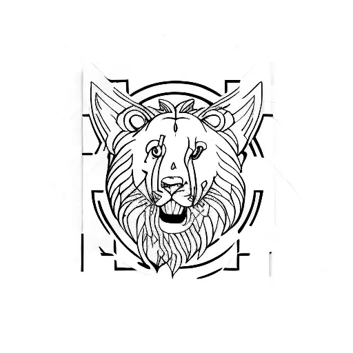 leo sign, virgo sign and cancer sign tattoo design idea