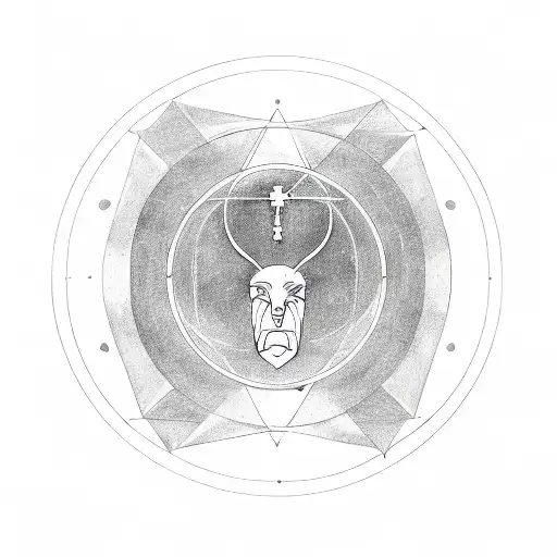 leo sign, virgo sign and cancer sign in a singular heart\ tattoo design idea