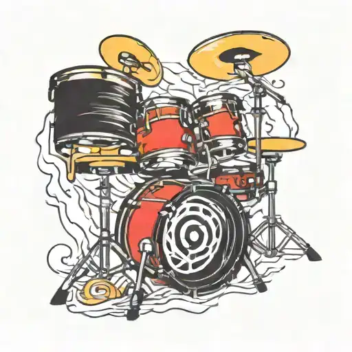 drum, twenty one pilots  tattoo design idea