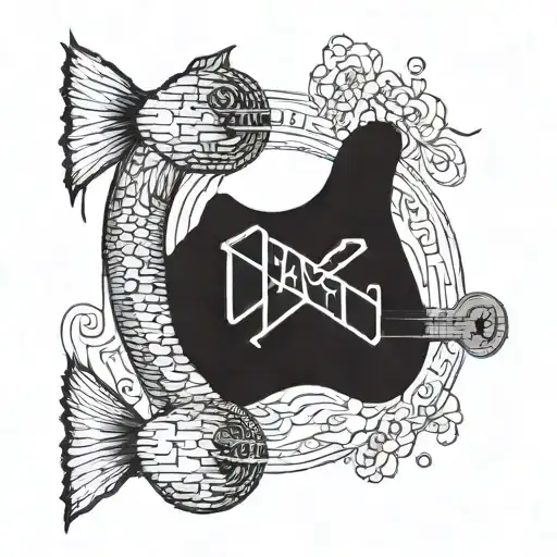 bass, twenty one pilots featuring their logo tattoo design idea