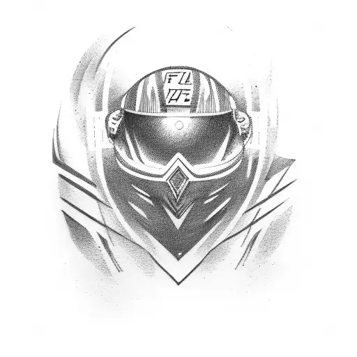 f1 car  tattoo design idea