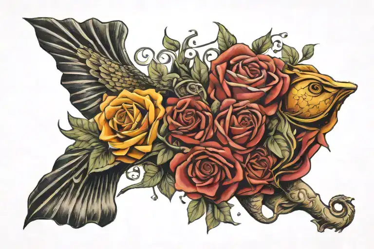 Faith Over Fear tattoo design idea