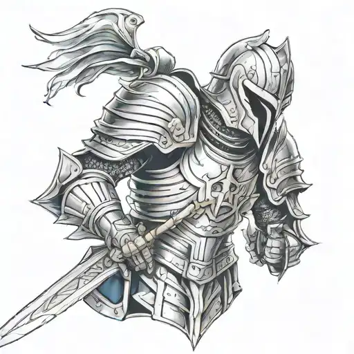 armor knight's sleeve art tattoo design tattoo design idea