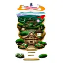 studio ghibli tattoo design idea