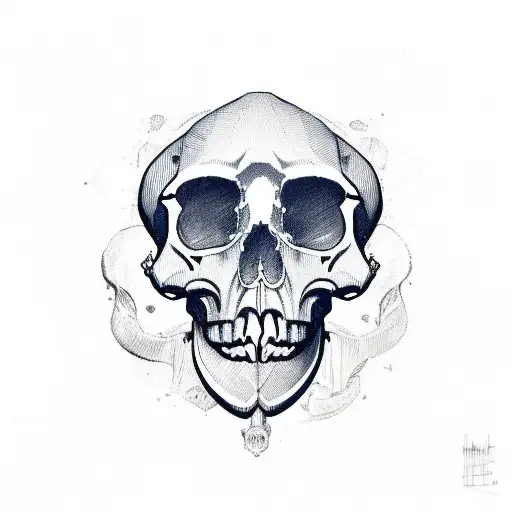 navy seal skull tattoo design idea
