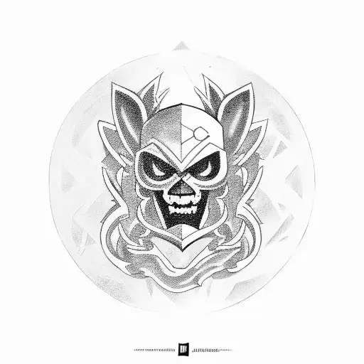 jinx league of legends tattoo design idea