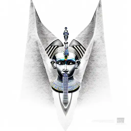 egyptian sphinx tattoo design idea