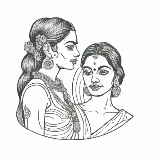 rekha and sudhir tattoo design idea