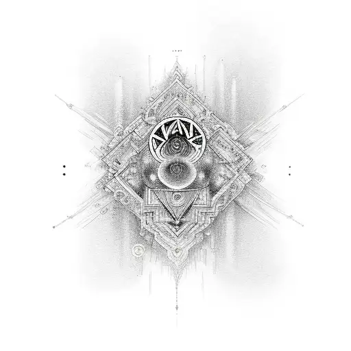 chakras modern tattoo design idea