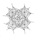 64 tetrahedron tattoo design idea