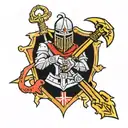 Templar tattoo design idea