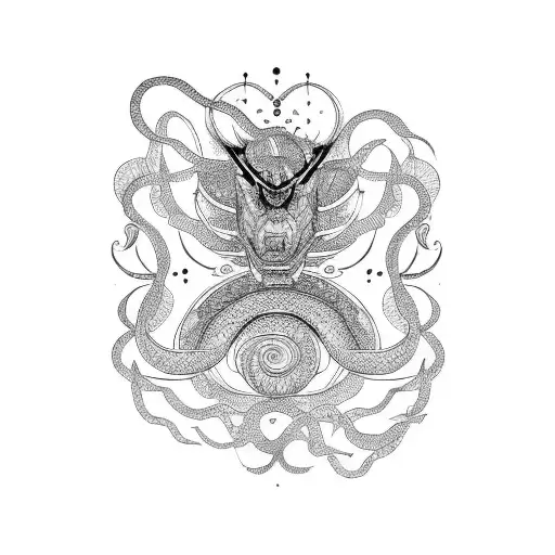 black ink flowing through veins. snake. scales. polynesian tattoo design idea