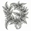 laurel wreath tattoo design idea