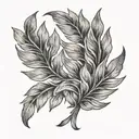 laurel wreath tattoo design idea
