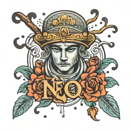 greek word for rain tattoo design idea