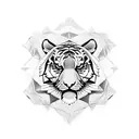 Tiger tattoo design idea