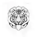 Tiger tattoo design idea