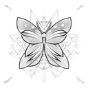 Moth of a flame tattoo design idea