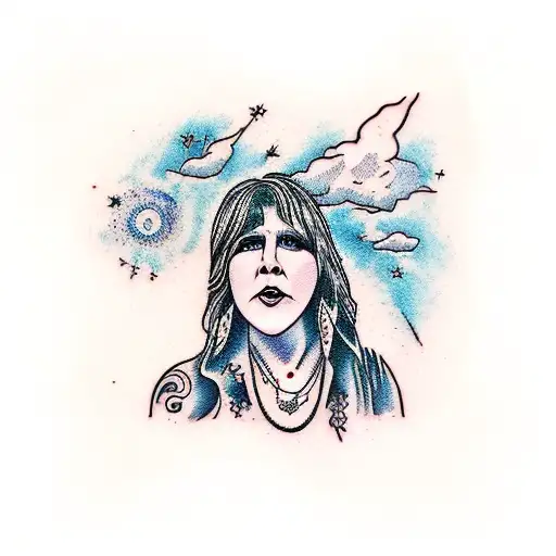 Stevie nicks landslide  tattoo design idea