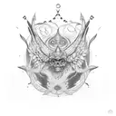 Corona Rey tattoo design idea