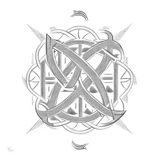 Christian fish symbol made of hebrew writing that says "follow me, and i will make you fishers of men" tattoo design idea