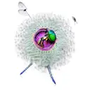 Dragonfly and dandelion  tattoo design idea