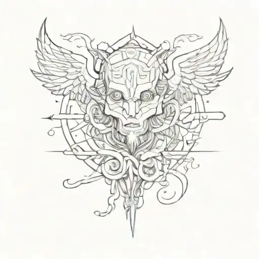 trust no one tattoo design idea