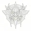 trust no one tattoo design idea