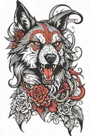 lobo tattoo design idea