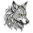 lobo tattoo design idea