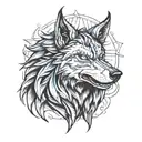 lobo tattoo design idea