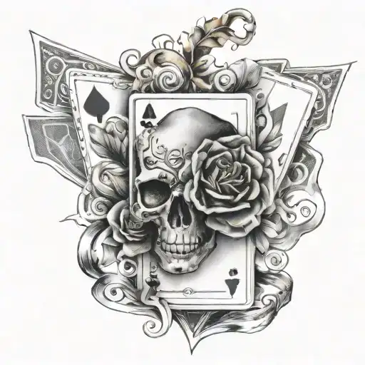 ante up tattoo design idea