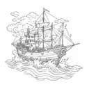 burn the boats tattoo design idea