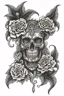 fear no evil for you are with me tattoo design idea