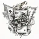 ante up tattoo design idea