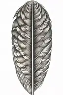 eagle feather tattoo design idea