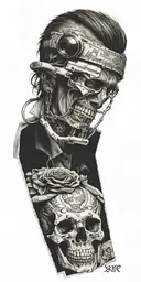 ante up tattoo design idea