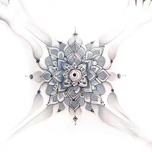 mehndi tattoo design idea