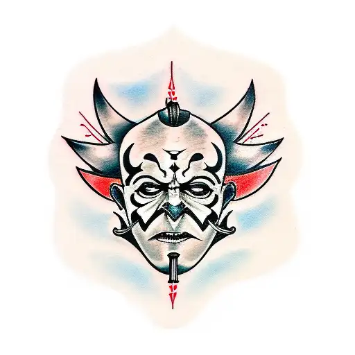 darth maul tattoo design idea