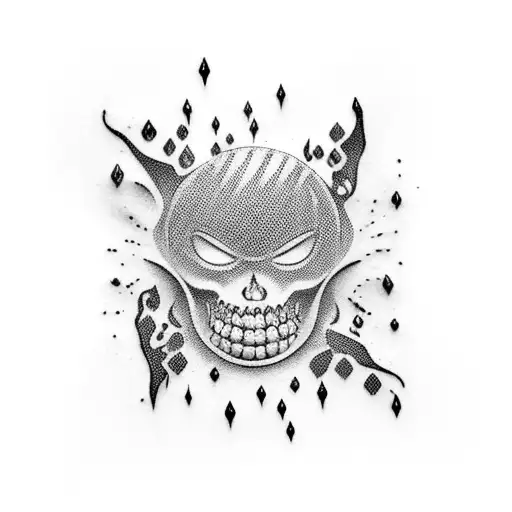 light switch on off dripping tattoo design idea