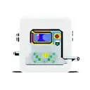 GameCube trinket box with animal crossing icons and tamagotchi tattoo design idea