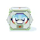 game cube style trinket box with animal crossing icons and tamagotchi tattoo design idea
