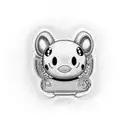 tamagotchi tattoo design idea